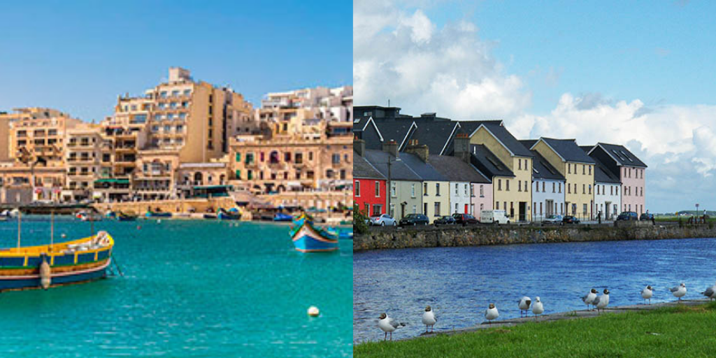 Visa de estudiante en Malta e Irlanda